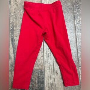 Carter’s Red Leggings. Size: 12 Months
